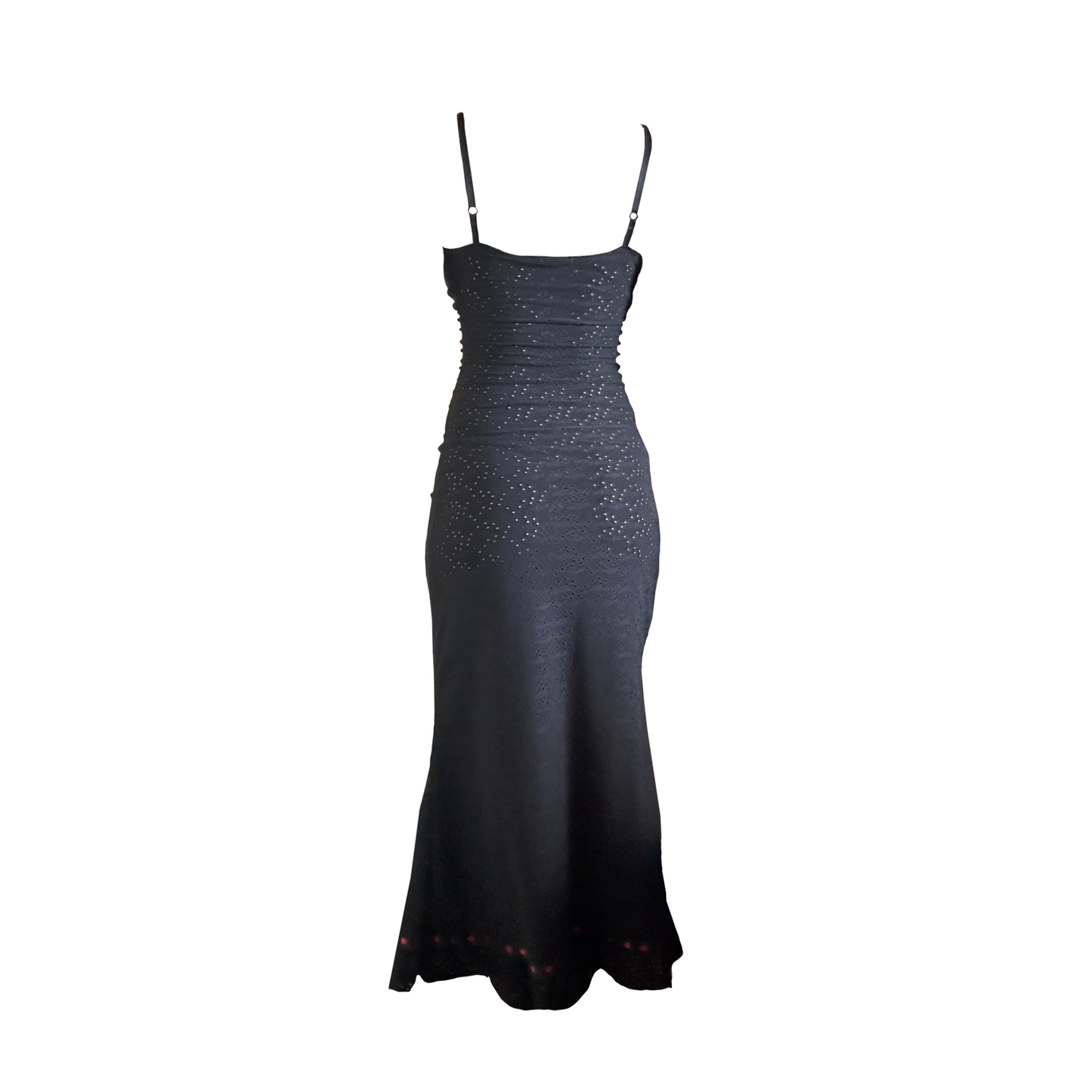 Black Broderie Anglaise Andromache Maxi