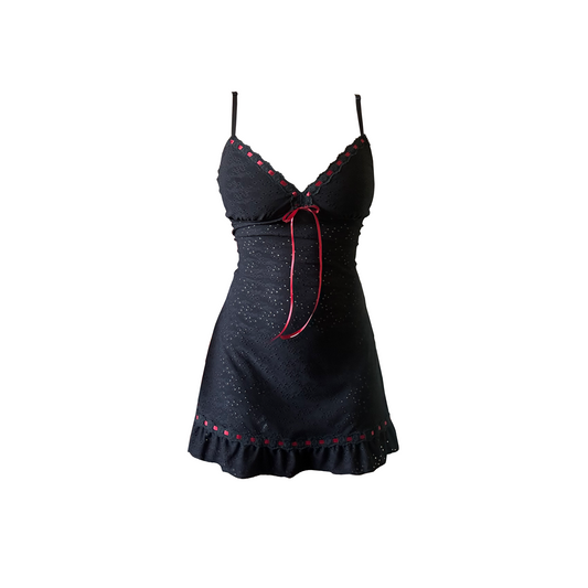Black Broderie Anglaise Andromache Mini