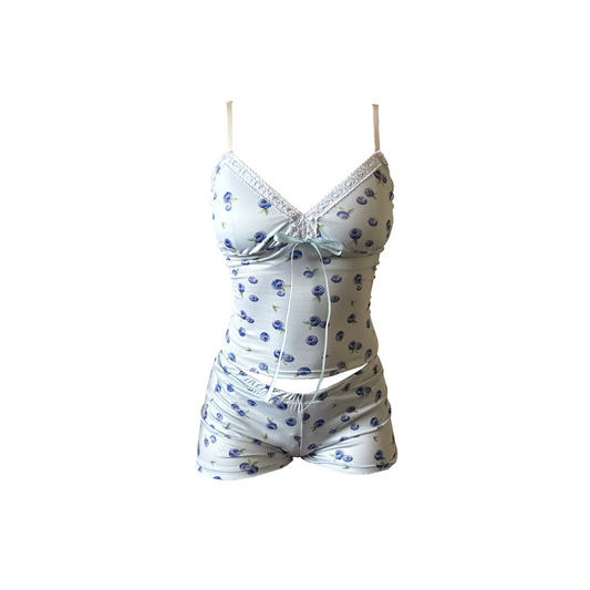 Blueberry Bloom Cami Short Set 🫐