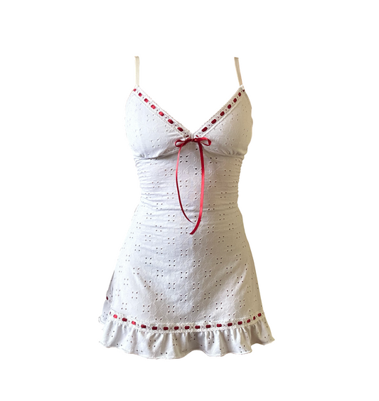 Ivory Broderie Anglaise Andromache Mini