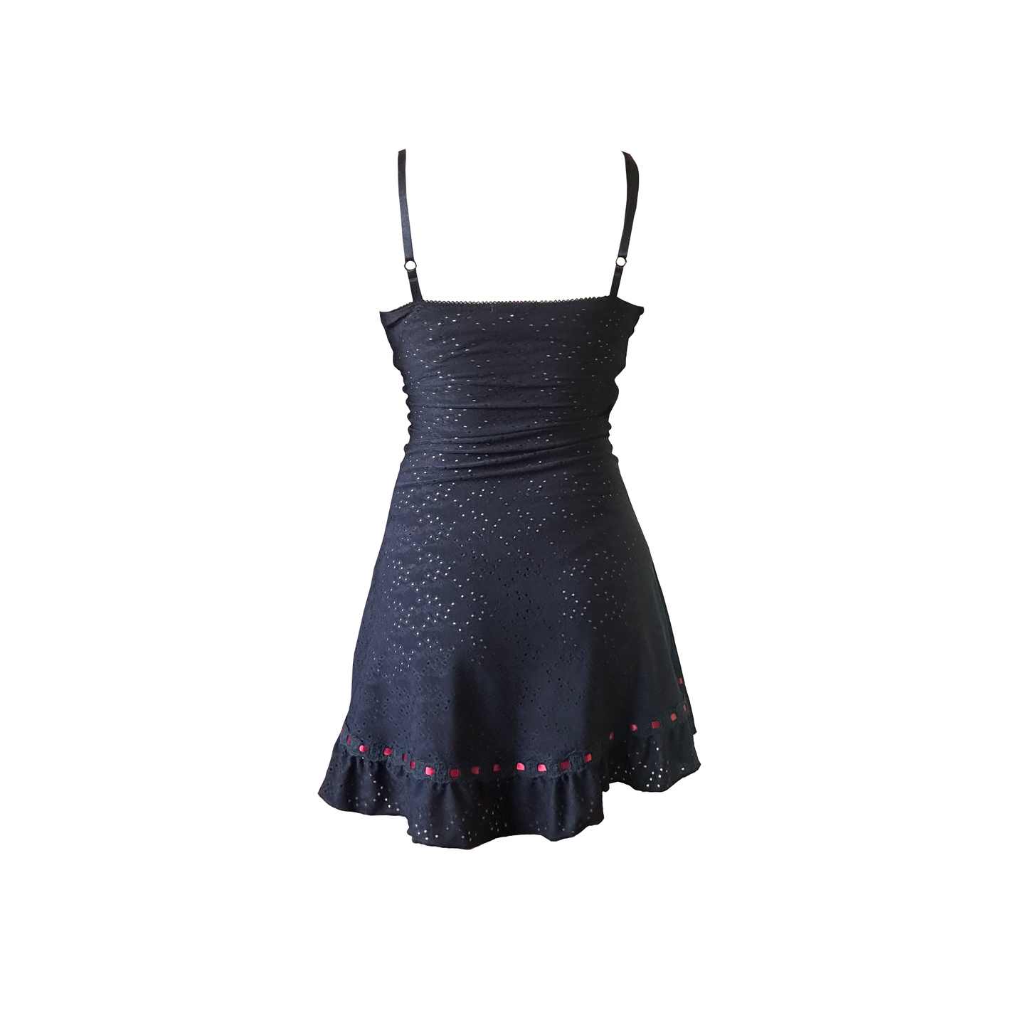 Black Broderie Anglaise Andromache Mini (XS Petite)