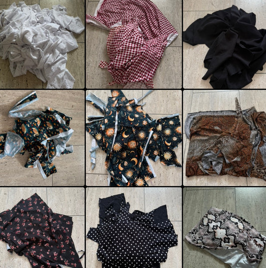 Fabric scraps! (All stretch cotton & polyester mix)