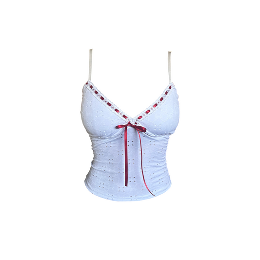Ivory Broderie Anglaise Andromache Cami